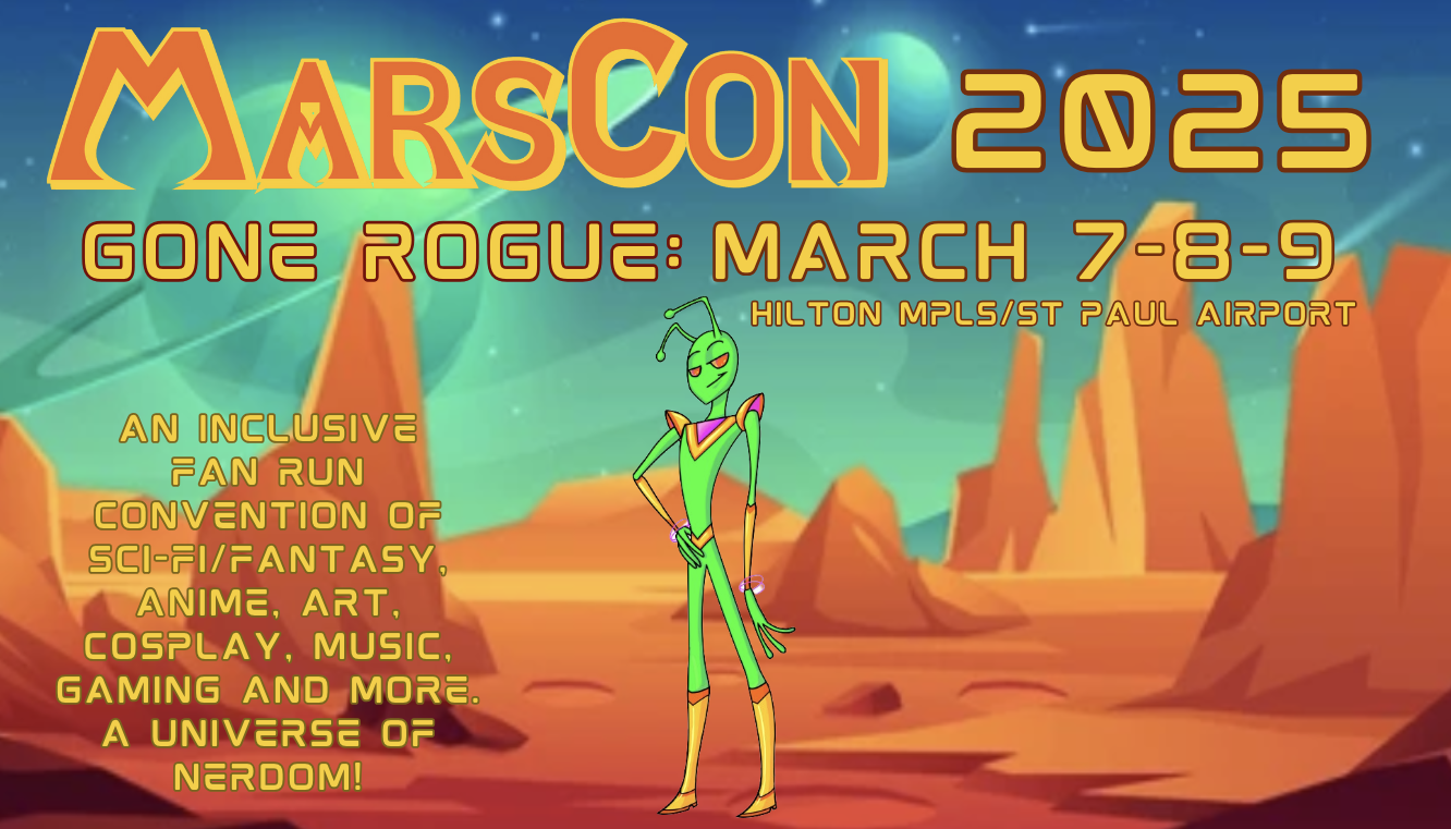 MarsCon 2025 - An inclusive fan run convention of sci-fi / fantasy, anime, art, cosplay, music, gaming and more.