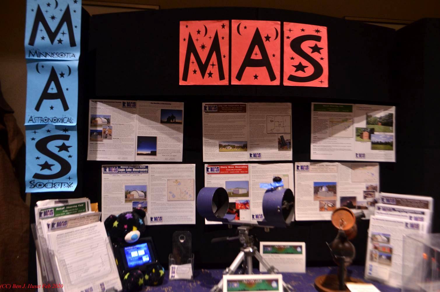 Picture of MN Astronomical Society science display