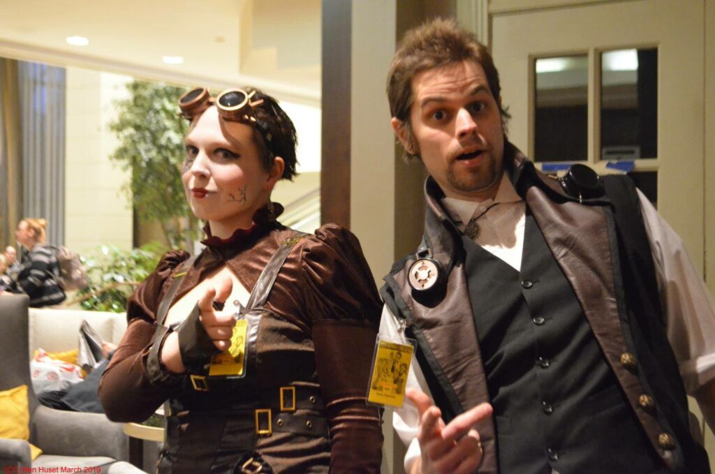 Cosplayers at Marscon