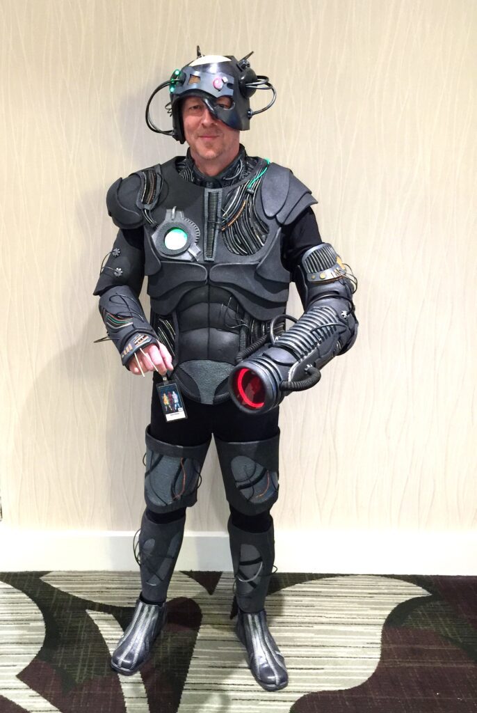 Picture of a Borg costume from Star Trek