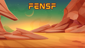FenSF page, cartoon picture of the surface of Mars