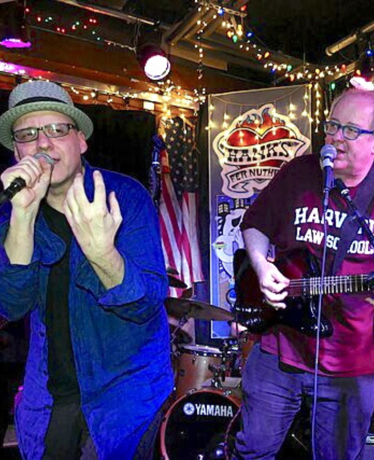 Picture of John S. Hall and Stephen Tunney (AKA Dogbowl) of King