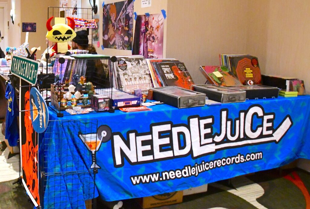 Comedy music track performer