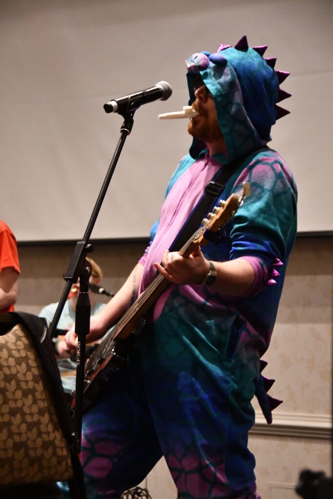 Picture of performers at Comedy Music Track